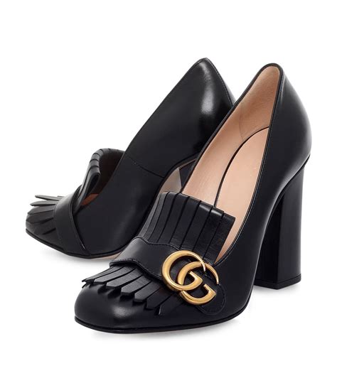 new gucci heels|gucci marmont fringe heels.